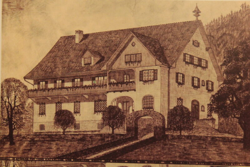 Foto Villa Orleans, Postkarte um 1928 (Heimatverein Attersee)