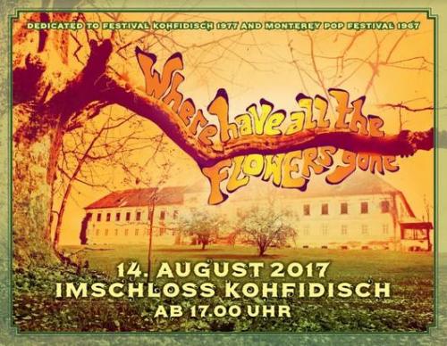 Plakat Hippiefest Schloss Kohfidisch