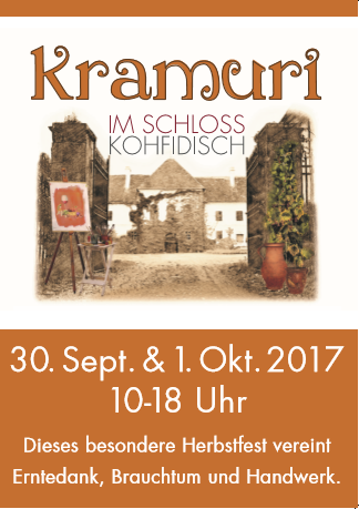 Plakat Kramuri Schloss Kohfidisch 